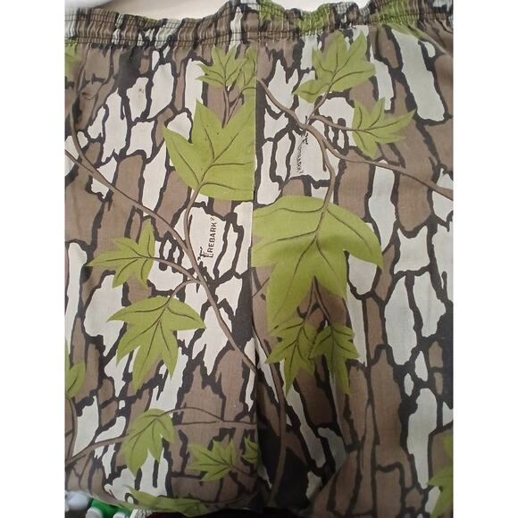 Kushi of Beverly Hills Treebark Camo Pants XL Hunting Forest Leaves Gorp Vintage - Picture 3 of 16